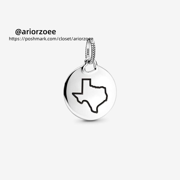 Pandora Texas Round Dangle Charm - Picture 1 of 1